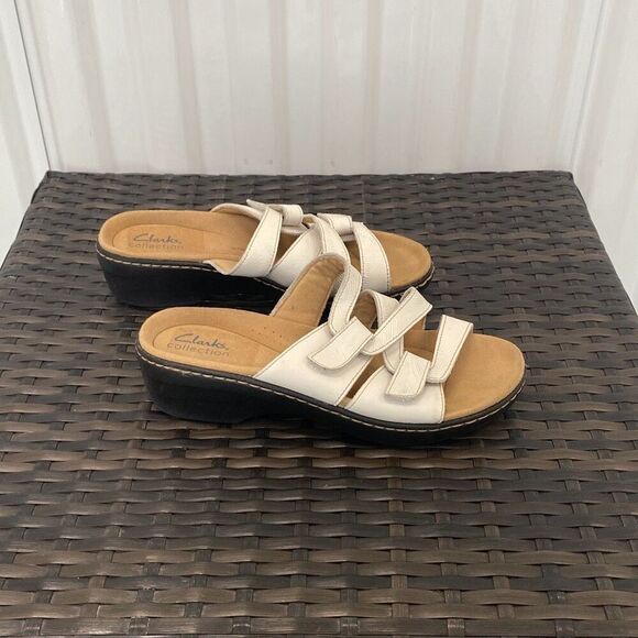Clark’s collection sandals, women’s size 8 - Picture 2 of 7